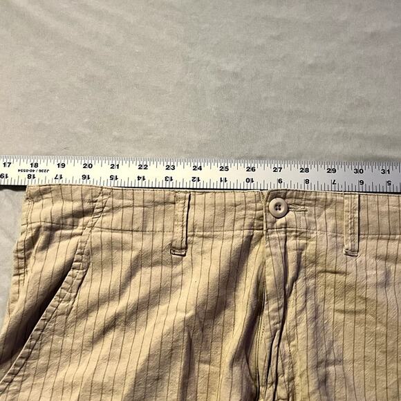 Bruno New York Men’s Beige Plaid Washable Linen Shorts 36x9 Lightweight - Picture 6 of 6